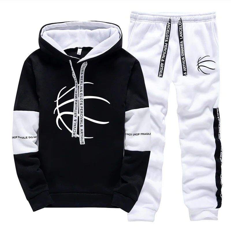 Men'S Fashion Clothing - Fashion Men's Tracksuit Printing Casual Hooded