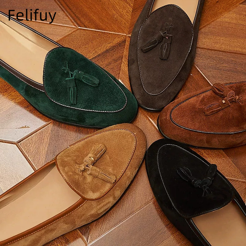 Men'S Fashion For Wedding - Fashion Brown Black Tassel Men Loafers