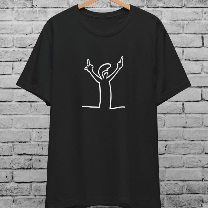 Men'S Fashion From The 80S - Angry La Linea Unisex T-Shirt for