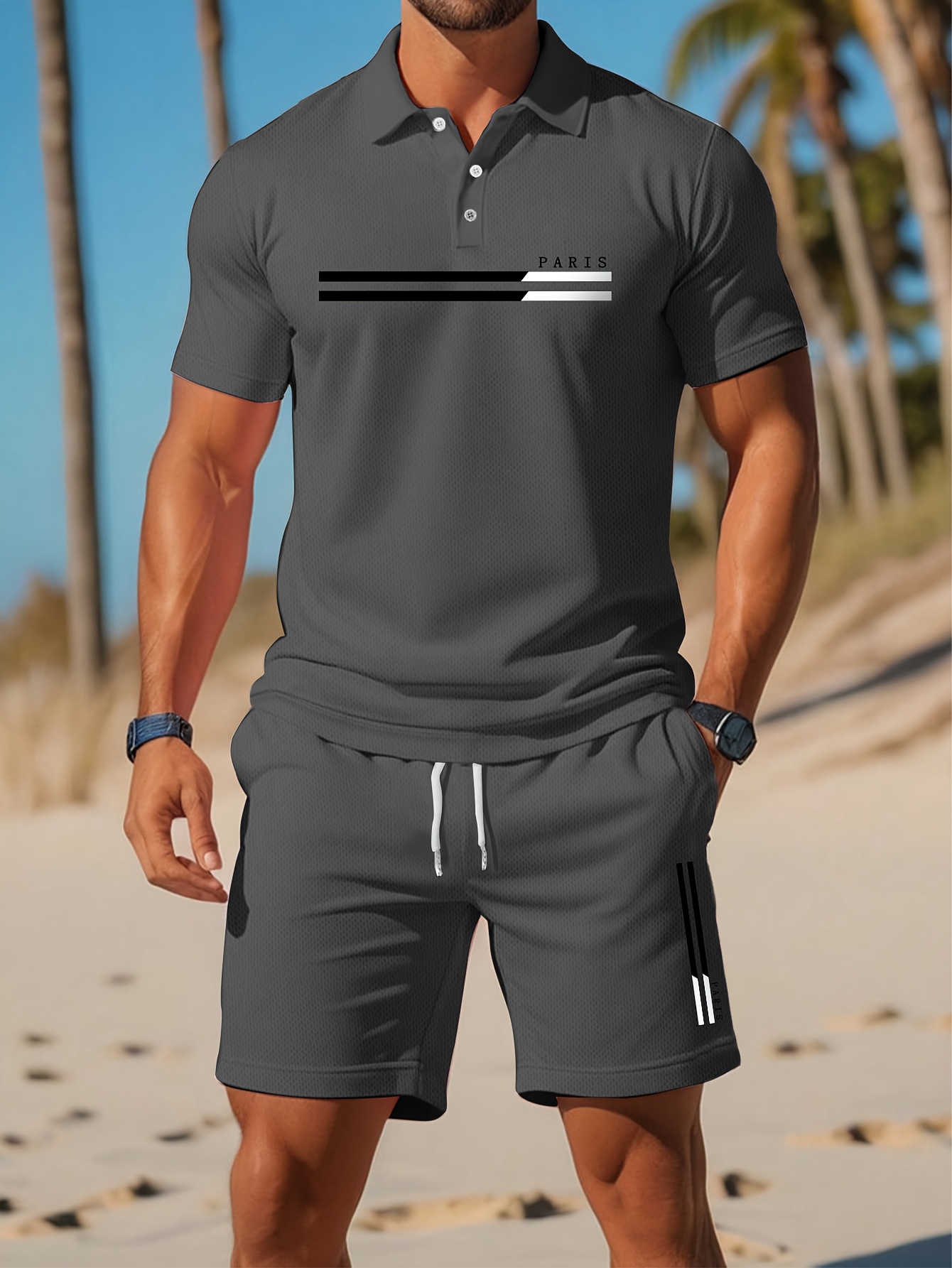 Men'S Fashion Polo - 2026 Summer Men's Polo Set -