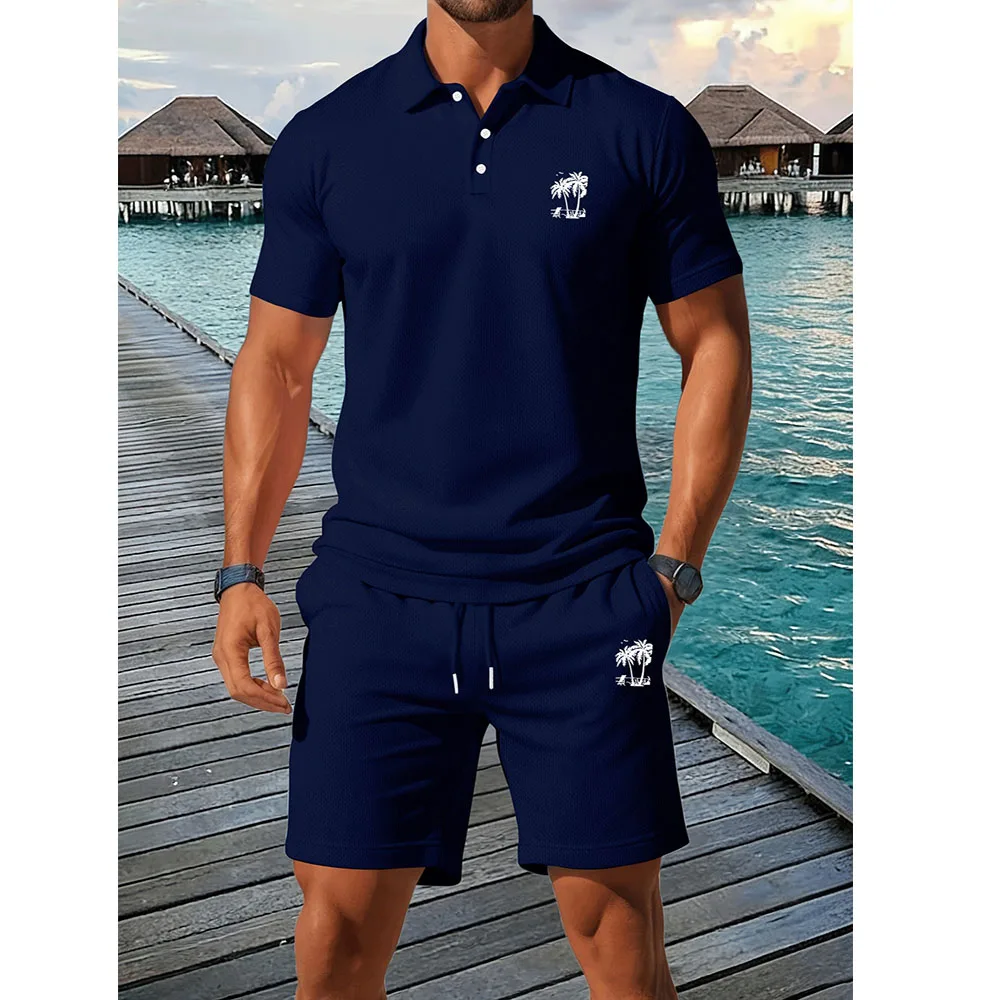 Men'S Fashion Polo - Summer New Men's Polo Shirt Set