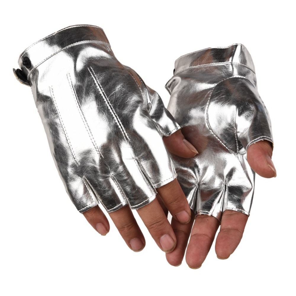 Driving Gloves Leather - Fashion Punk PU Driving Gloves Button