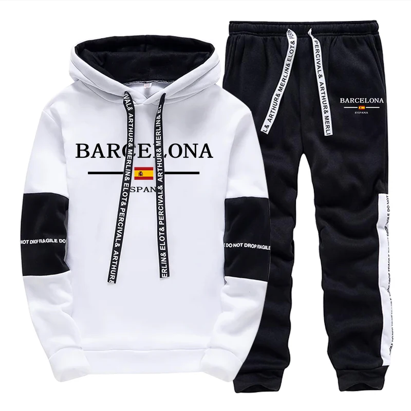 Men'S Fashion Clothing - Fashion Men's Tracksuit Casual Hooded Sweatshirts