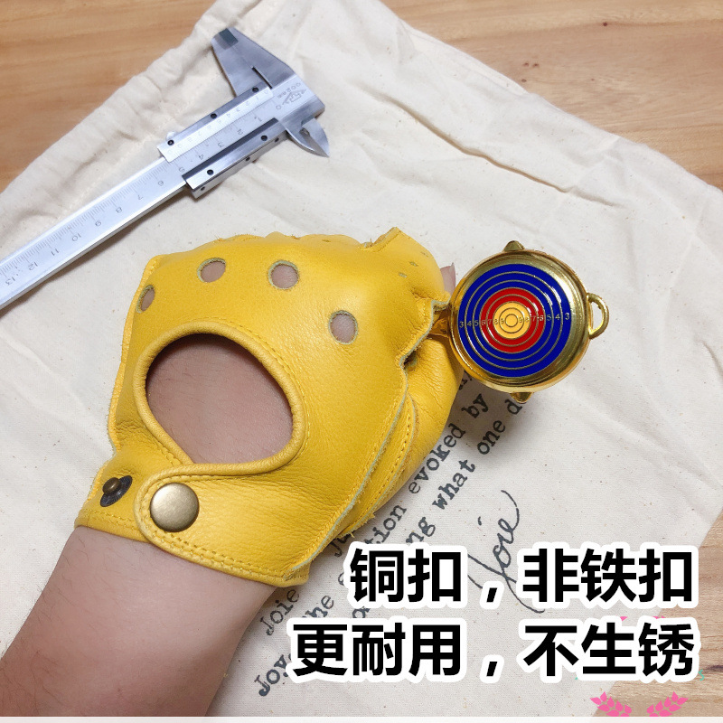 Motorcycle Retro Locomotive Ri - Driving Gloves Leather 评论和价格