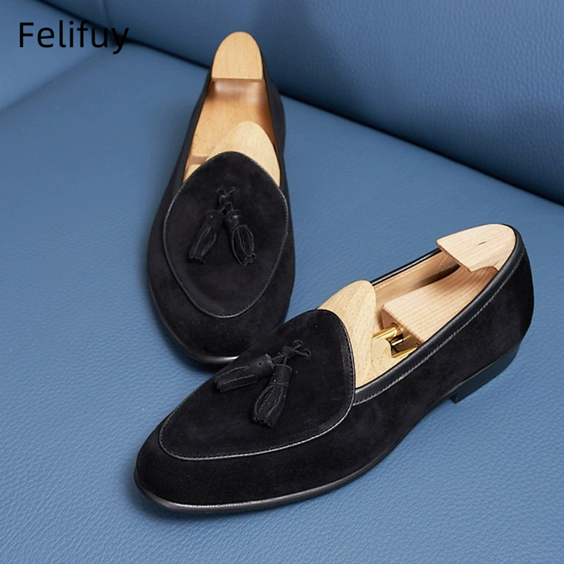 Fashion Brown Black Tassel Men - Men'S Fashion For Wedding 评论和价格