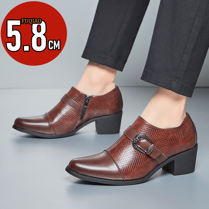Vintage Style Men's High Heel  - Men'S Fashion For Wedding 评论和价格