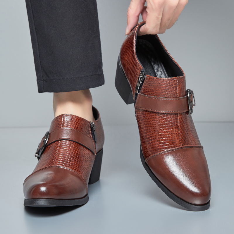 Vintage Style Men's High Heel  - Men'S Fashion For Wedding 评论和价格