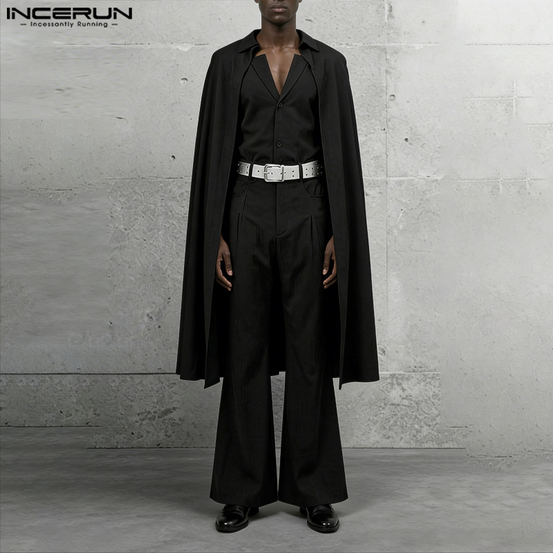 INCERUN Men Sets Solid Color L - Men'S Fashion Color 评论和价格