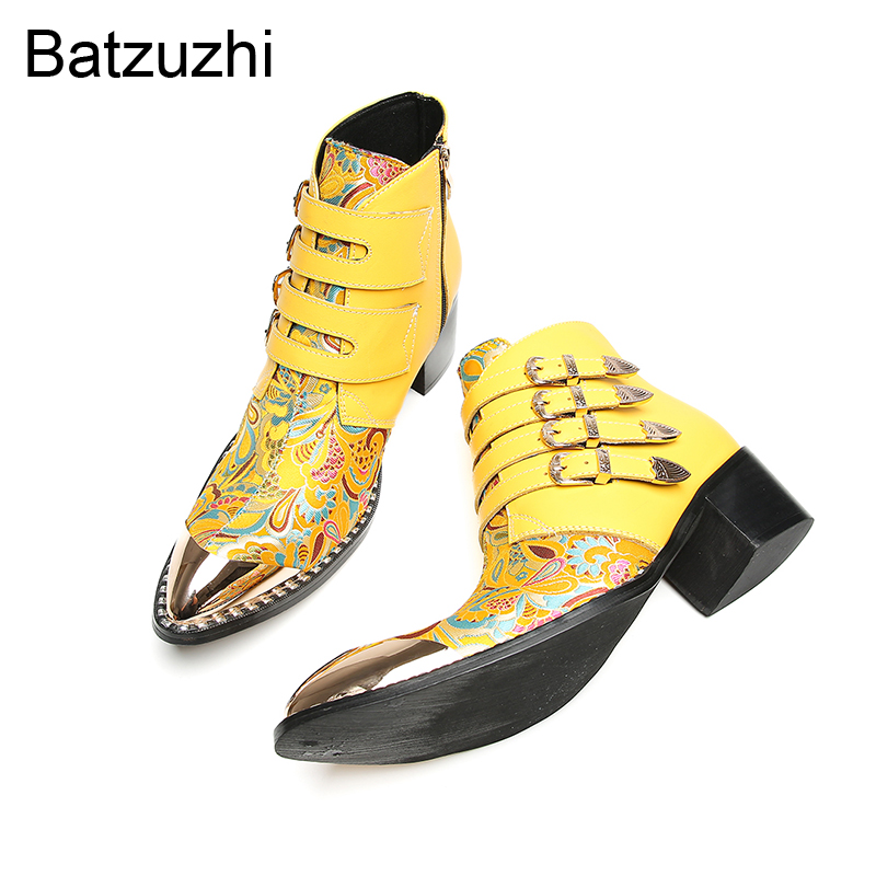 Batzuzhi 6.5cm Heels Fashion Y - Men'S Fashion For Wedding 评论和价格