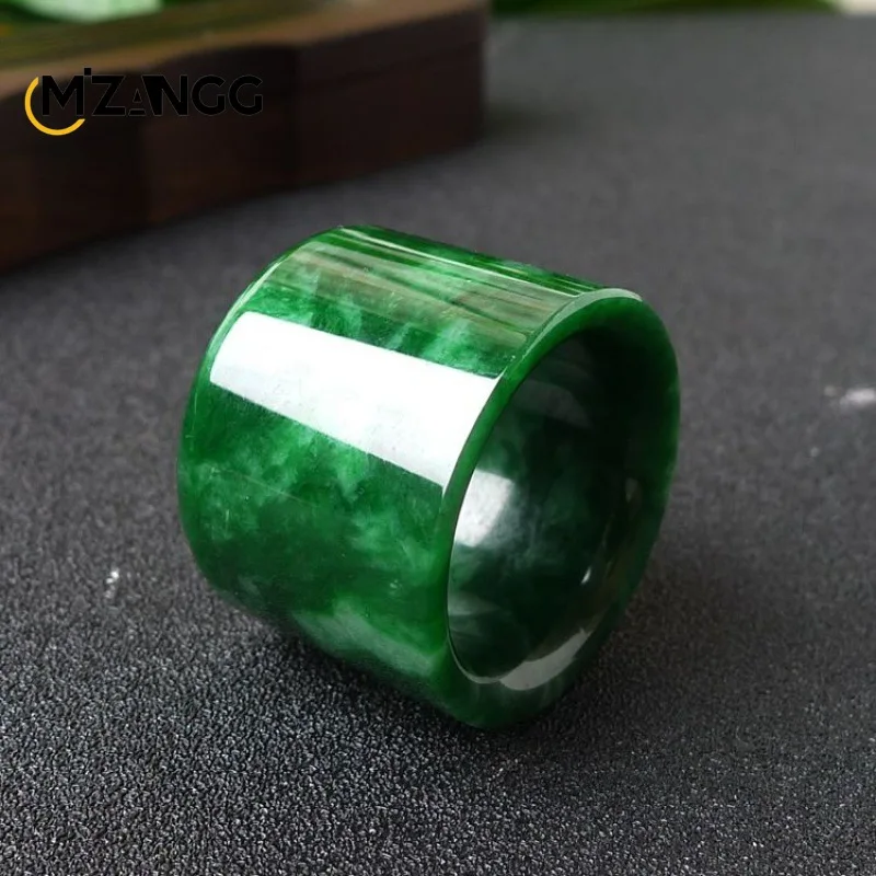 Natural Myanmar Jadeite Ring C - Men'S Fashion For Wedding 评论和价格