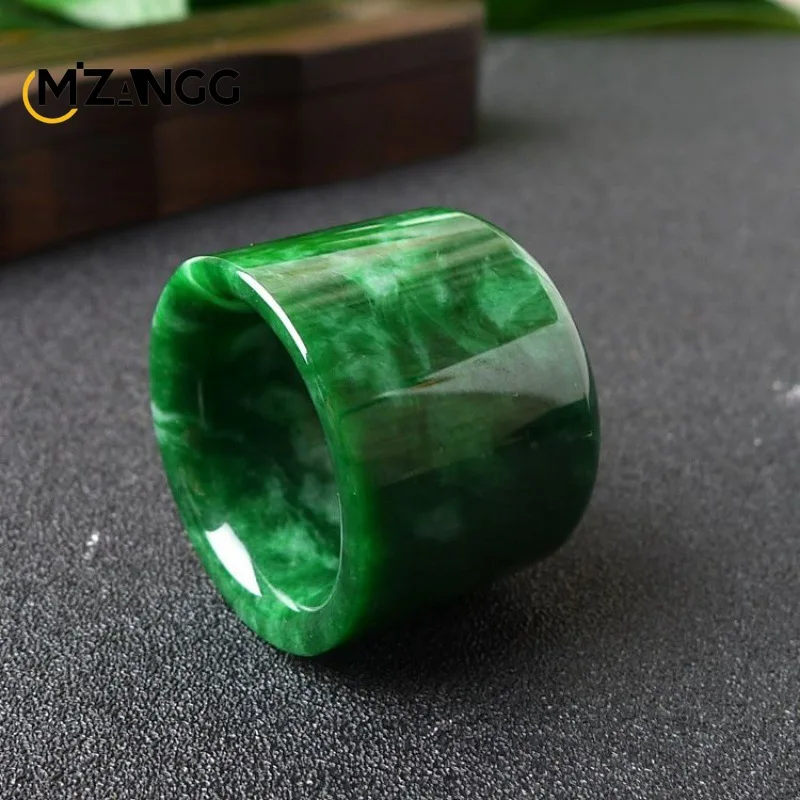 Natural Myanmar Jadeite Ring C - Men'S Fashion For Wedding 评论和价格