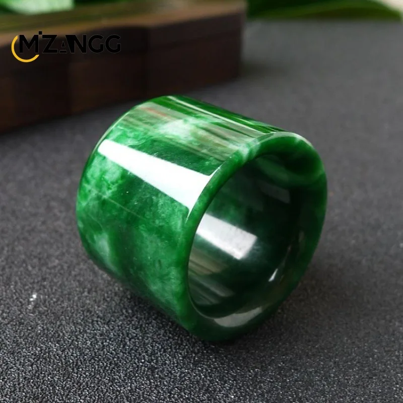 Natural Myanmar Jadeite Ring C - Men'S Fashion For Wedding 评论和价格