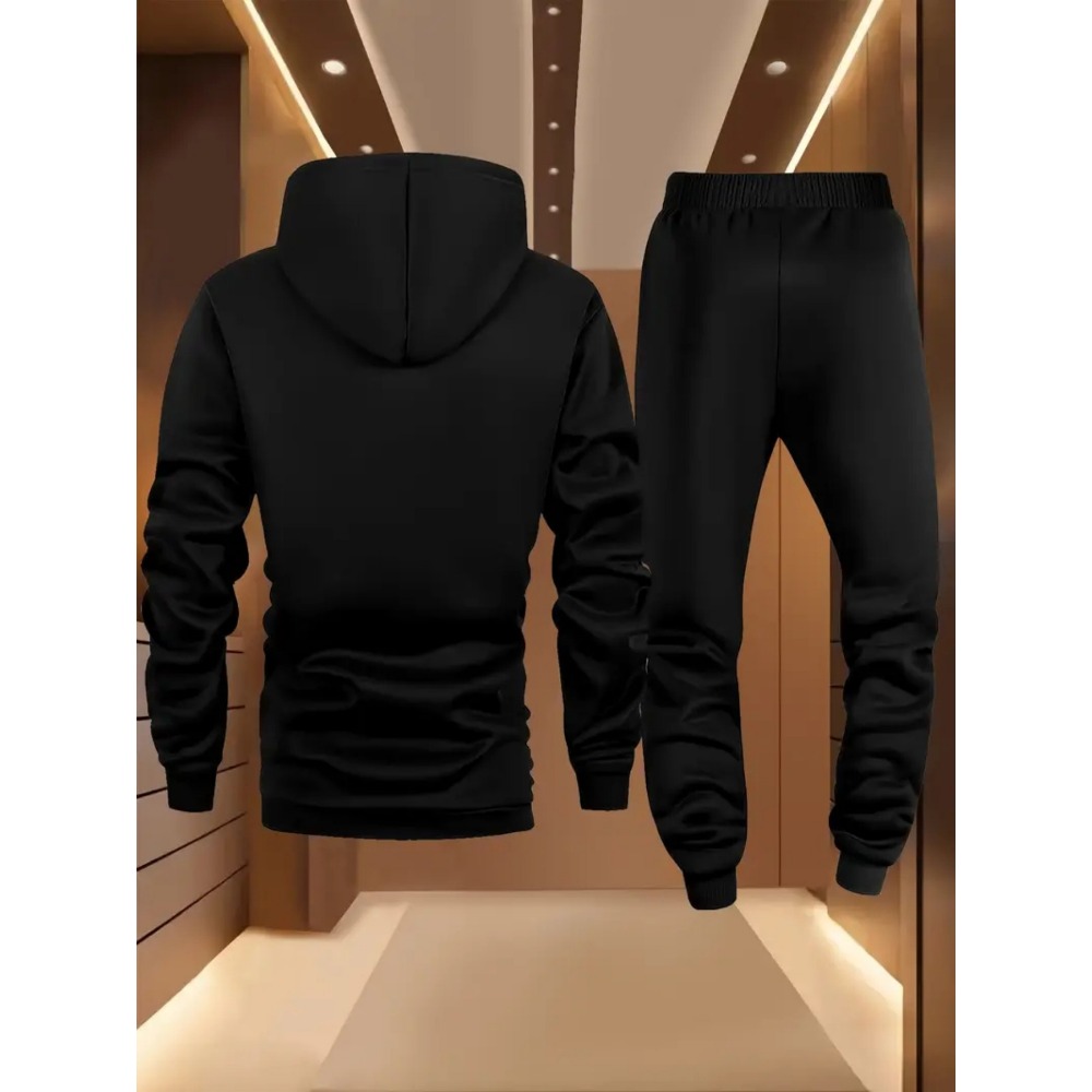 Vintage Compass Print Hoodie a - Mens Fashion Casual Outfits 评论和价格