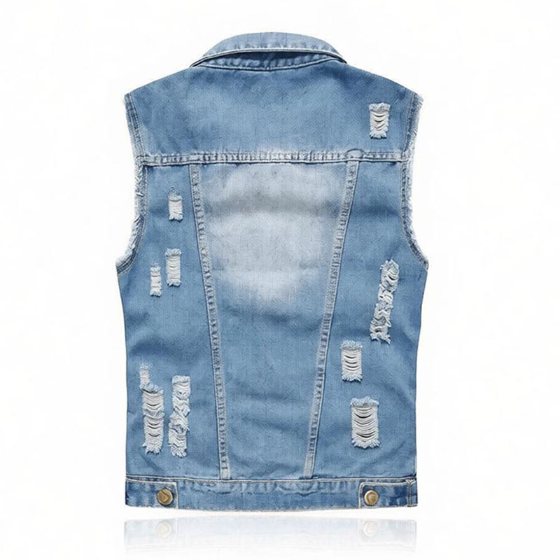 Men’s Plus Size Light Blue / B - Men'S Fashion Vest With Jeans 评论和价格