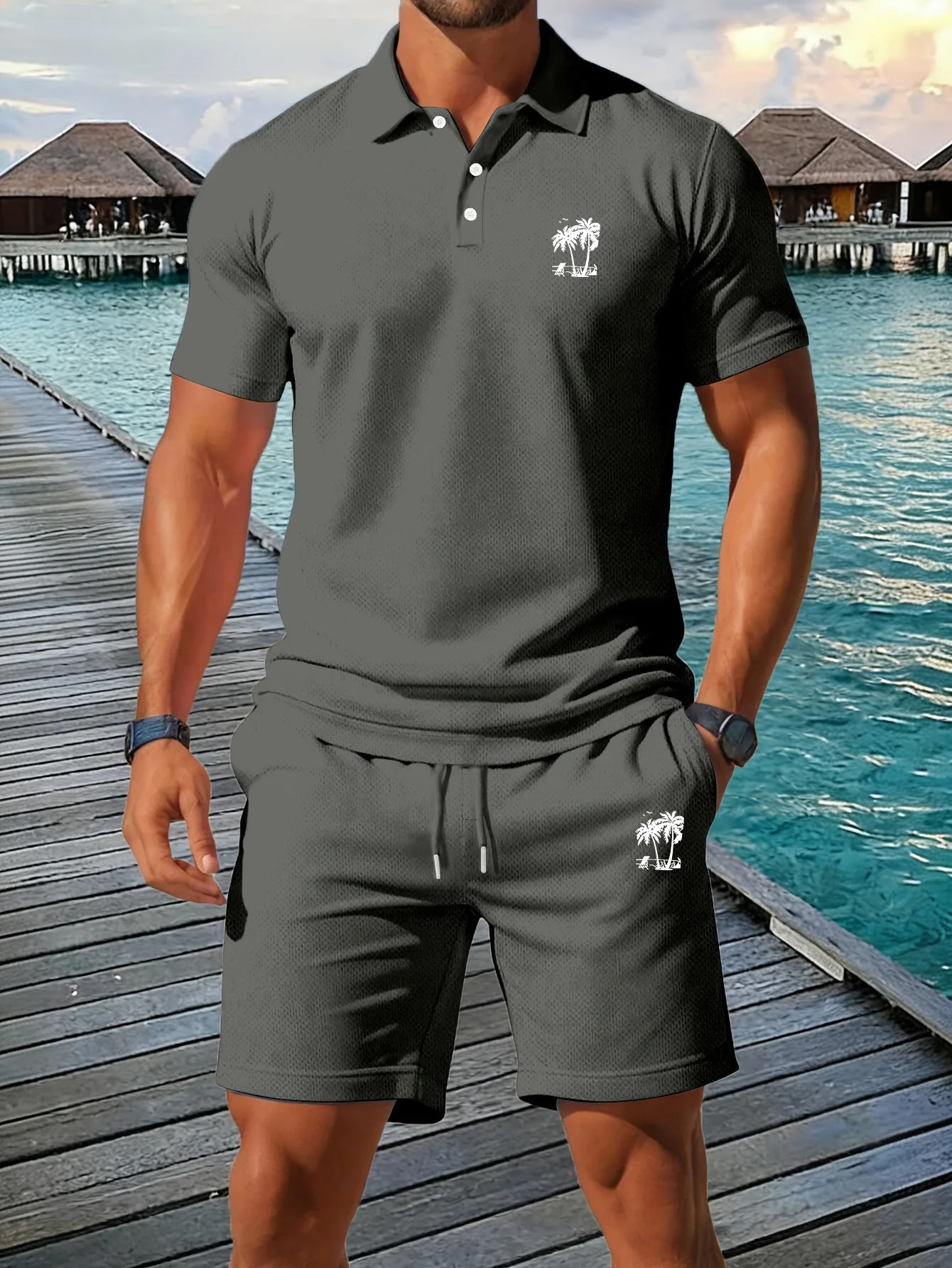 Summer New Men's Polo Shirt Se - Men'S Fashion Polo 评论和价格