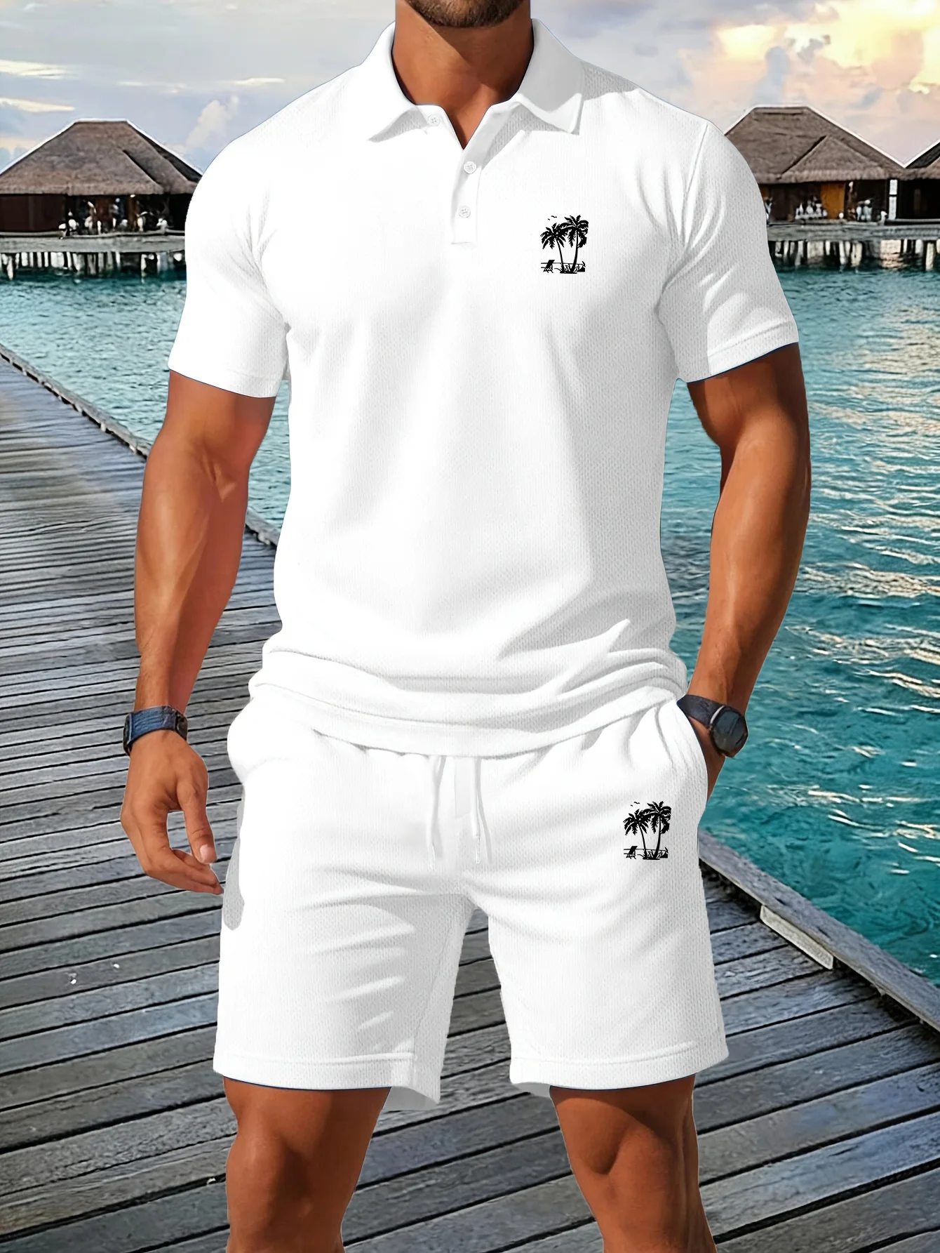 Summer New Men's Polo Shirt Se - Men'S Fashion Polo 评论和价格