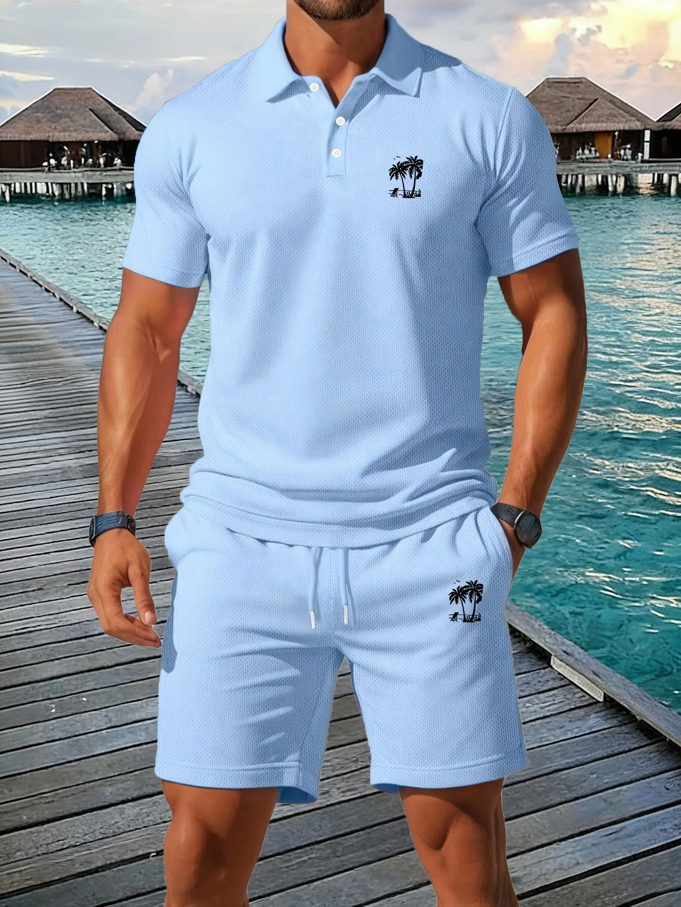 Summer New Men's Polo Shirt Se - Men'S Fashion Polo 评论和价格