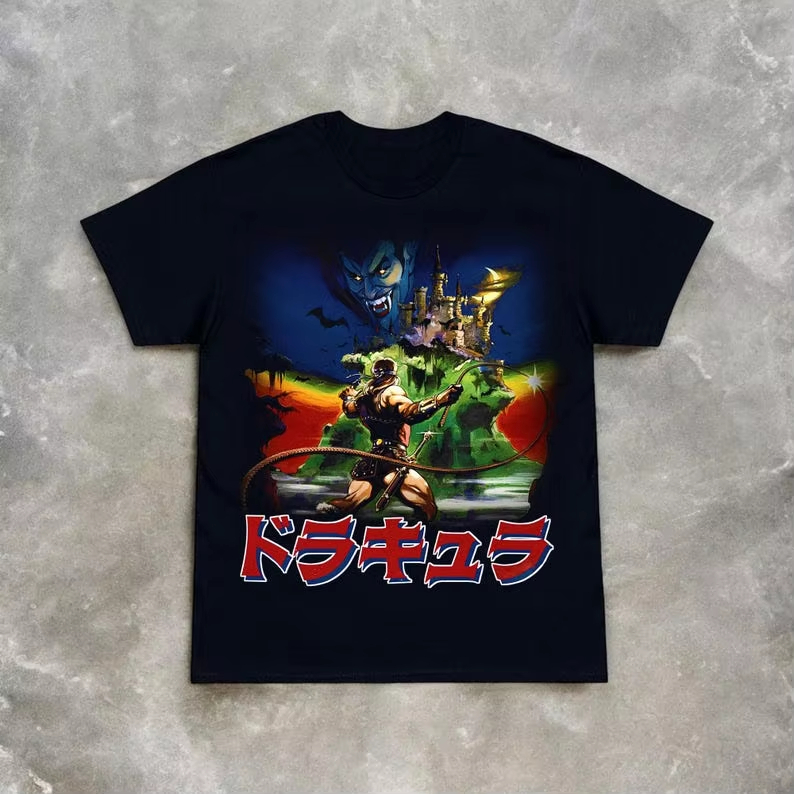 Castlevania NES Konami 80s Ret - Men'S Fashion From The 80S 评论和价格