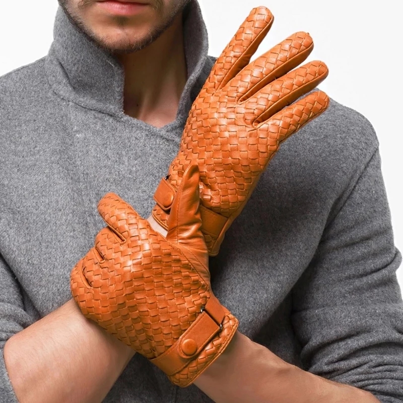 2022 New Mens Gloves High Qual - Driving Gloves Leather 评论和价格