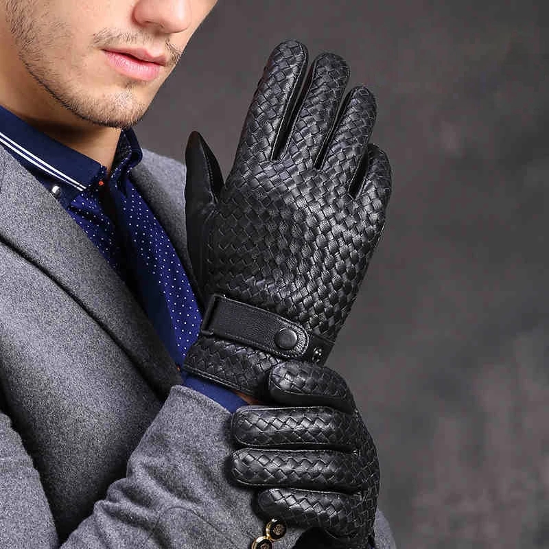 2022 New Mens Gloves High Qual - Driving Gloves Leather 评论和价格