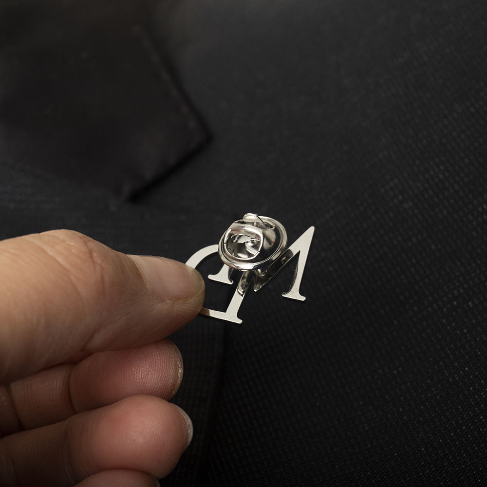 Tangula Custom Initials Brooch - Men'S Fashion For Wedding 评论和价格