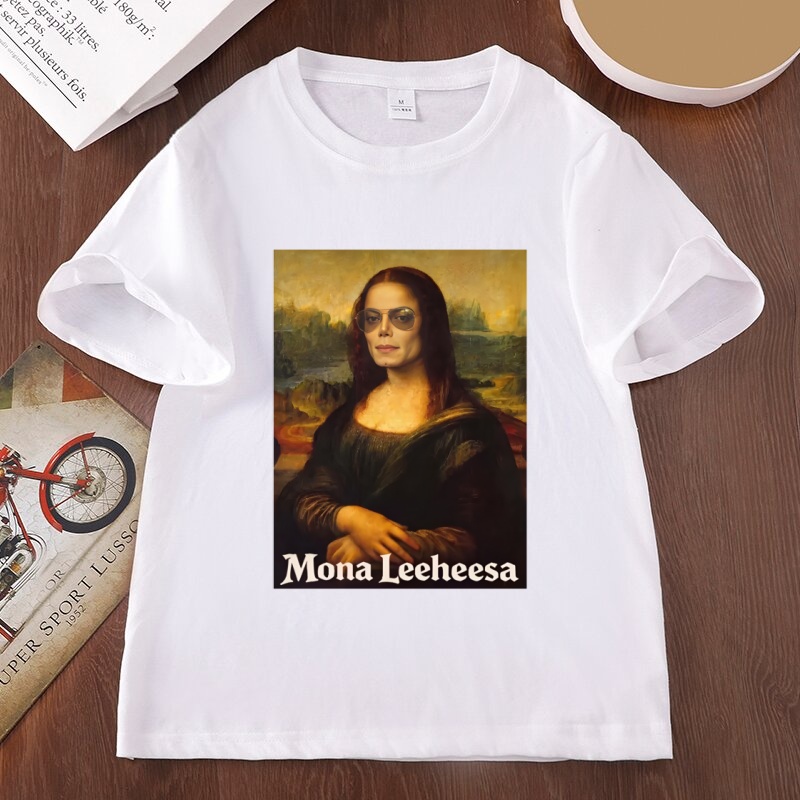 Funny Mona Lisa Parody Graphic - Men'S Fashion From The 80S 评论和价格