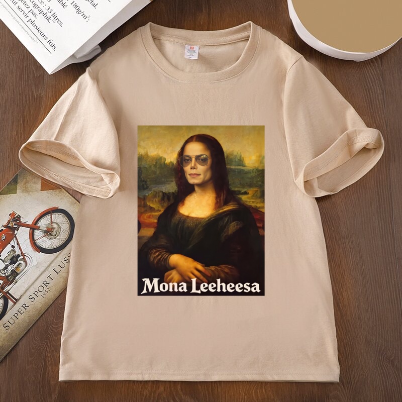 Funny Mona Lisa Parody Graphic - Men'S Fashion From The 80S 评论和价格