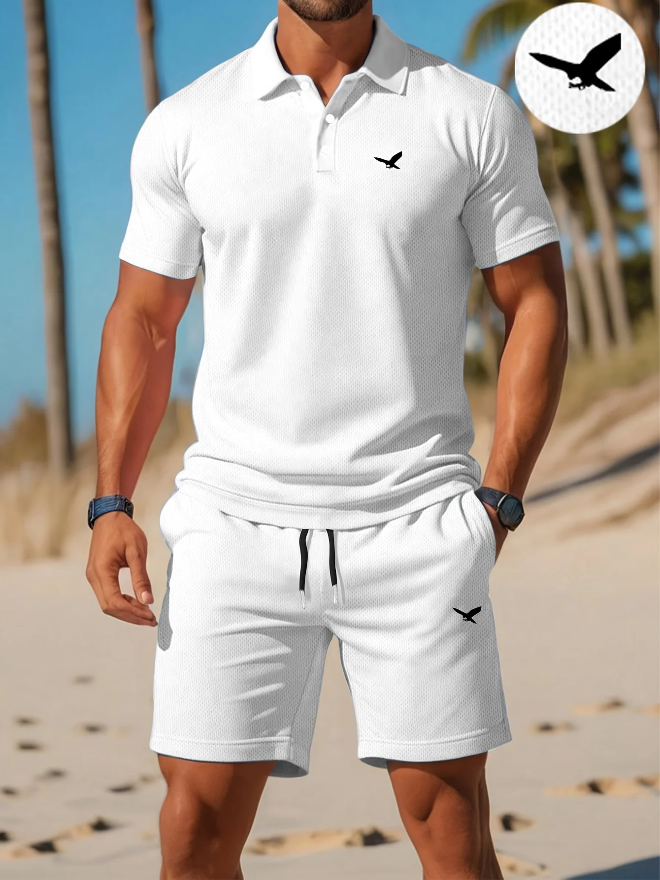 Summer New Men's Polo Shirt Se - Men'S Fashion Polo 评论和价格