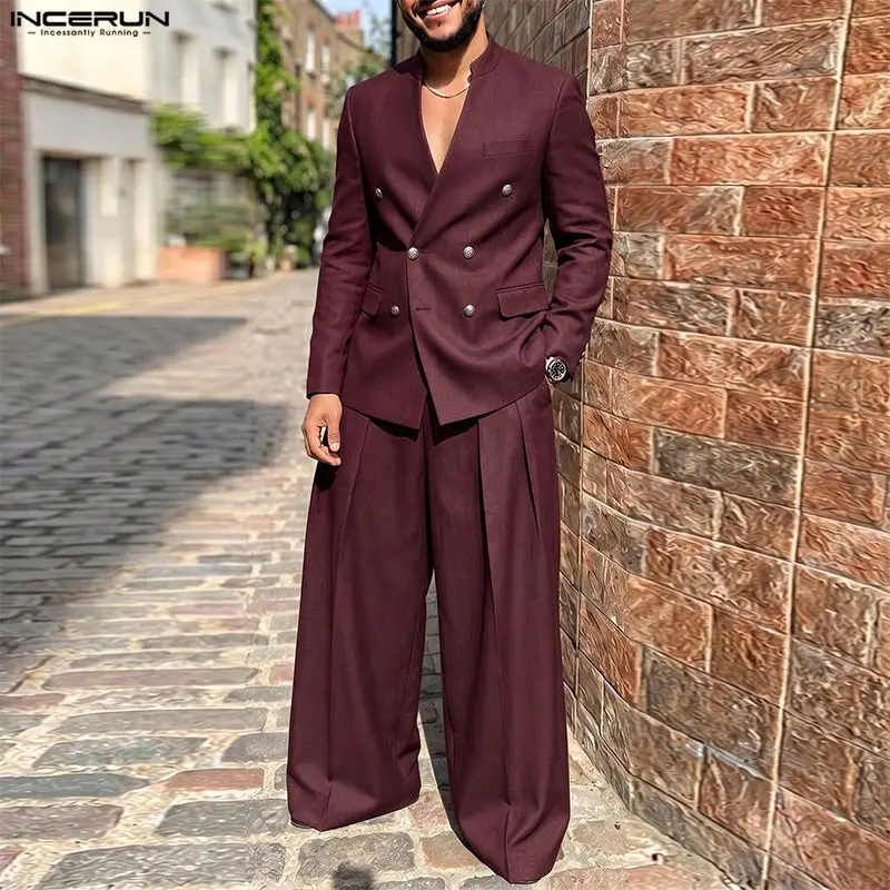 INCERUN Men's Sets Solid Color - Men'S Fashion Color 评论和价格