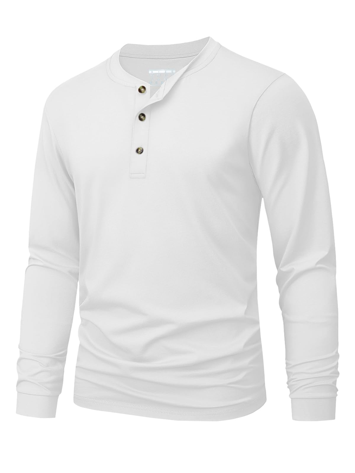 Men's Henley T-Shirt Simple So - Men'S Fashion Clothing 评论和价格