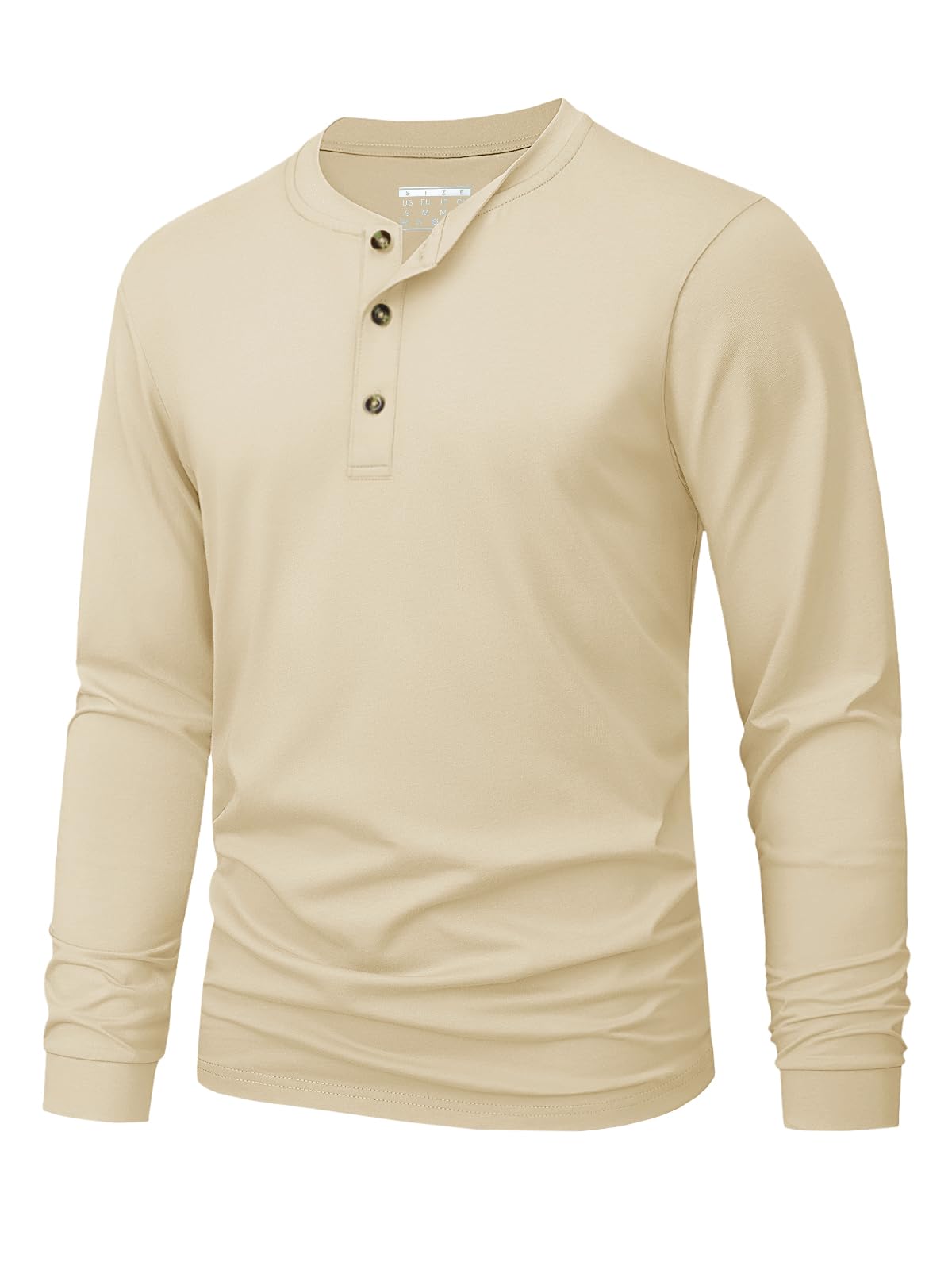 Men's Henley T-Shirt Simple So - Men'S Fashion Clothing 评论和价格