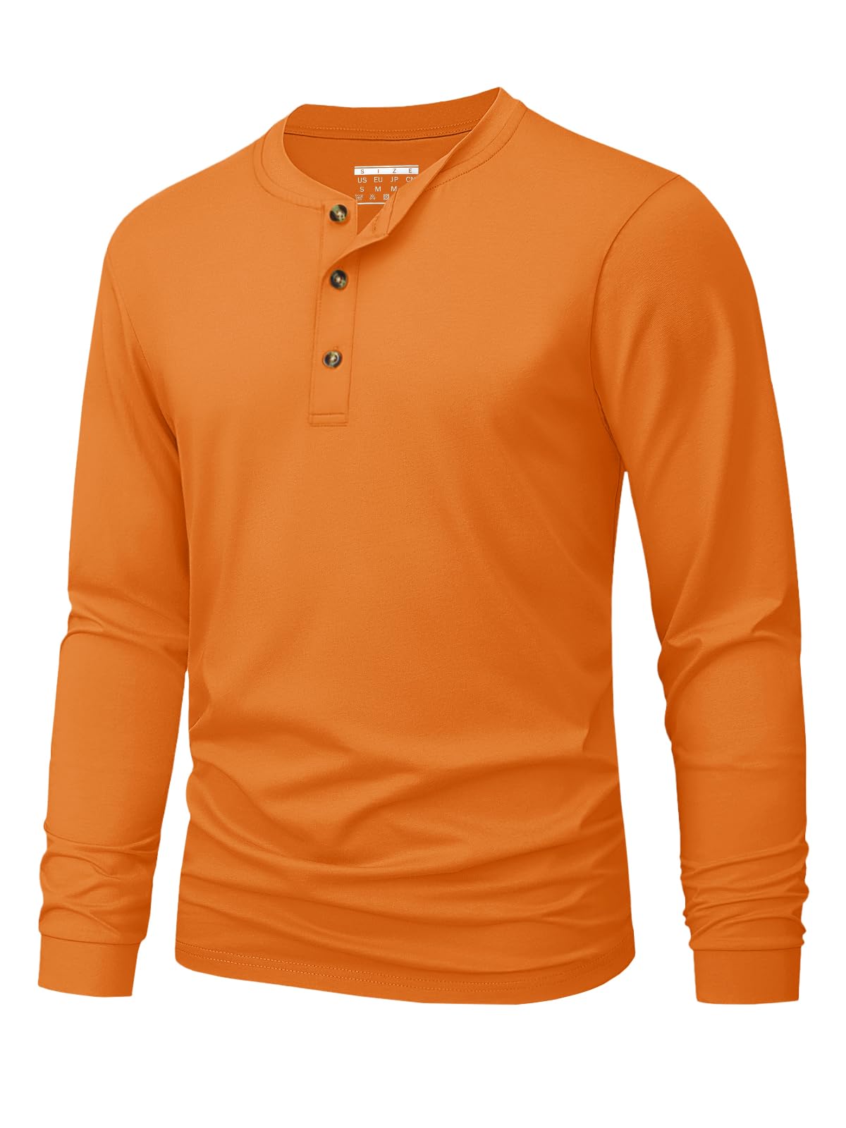 Men's Henley T-Shirt Simple So - Men'S Fashion Clothing 评论和价格