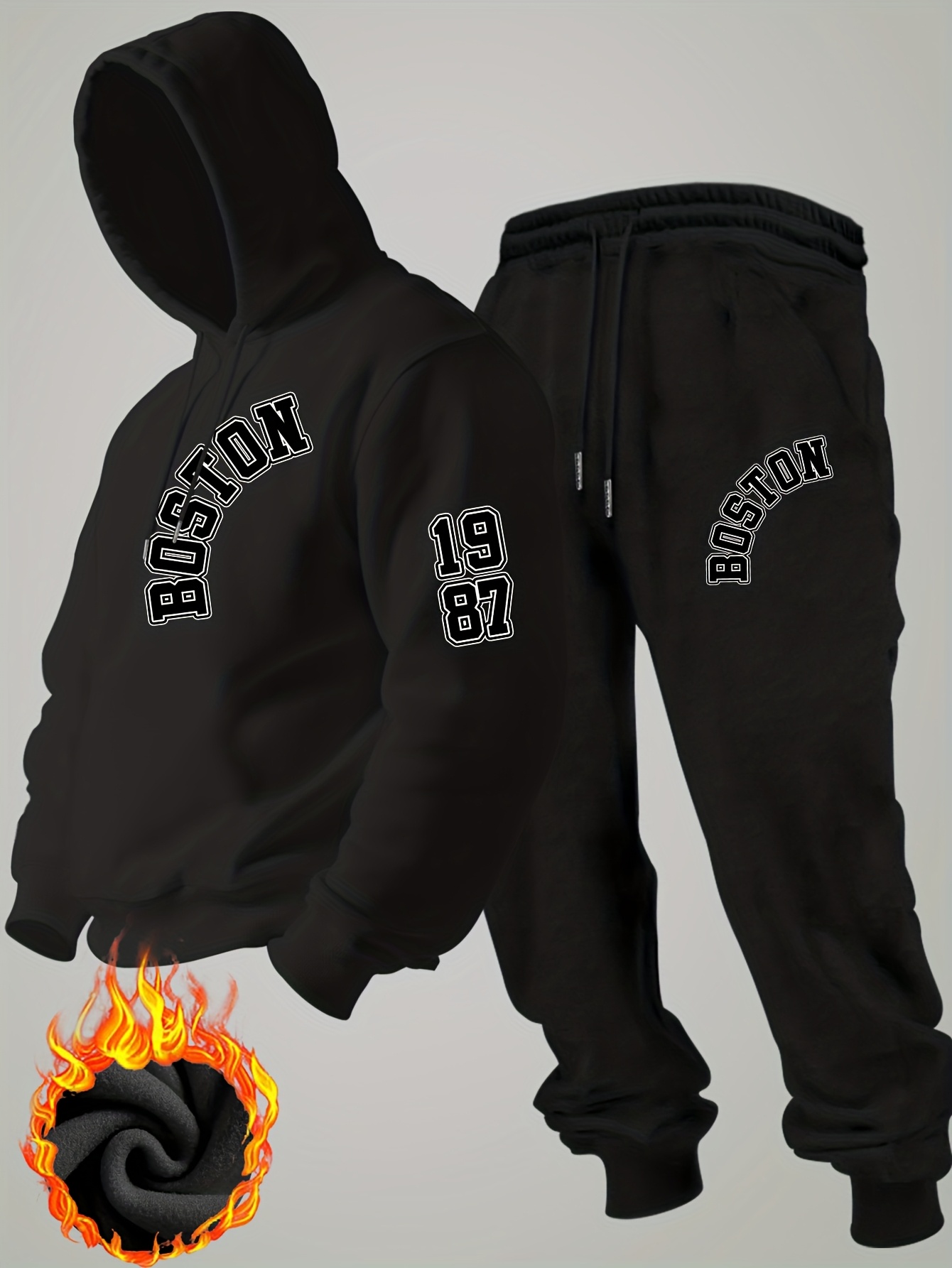 2026 new Men Winter Fleece Hoo - Mens Fashion Casual Outfits 评论和价格