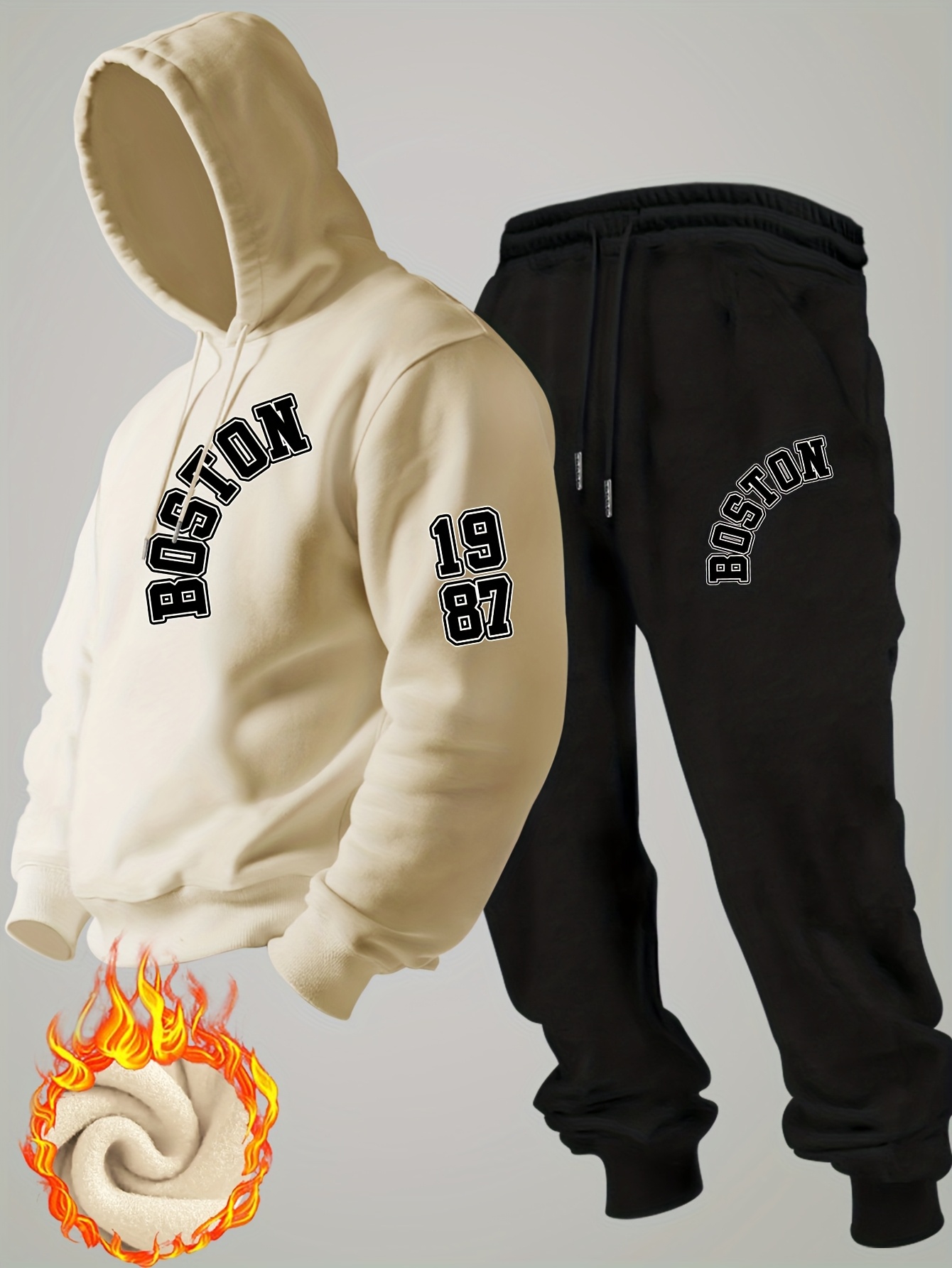 2026 new Men Winter Fleece Hoo - Mens Fashion Casual Outfits 评论和价格