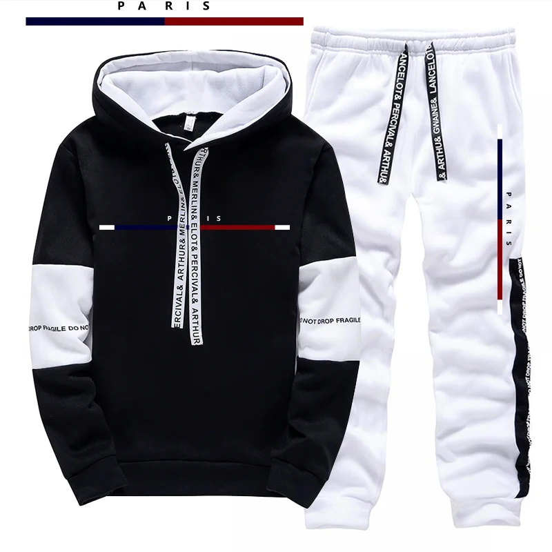 Paris Fashion Printed Men's Se - Mens Fashion Casual Outfits 评论和价格