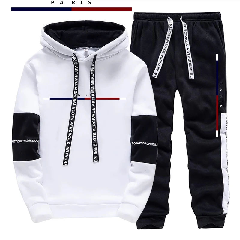 Paris Fashion Printed Men's Se - Mens Fashion Casual Outfits 评论和价格